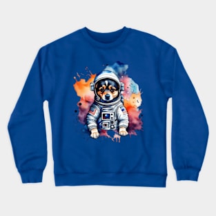 Space dog gift ideas Crewneck Sweatshirt